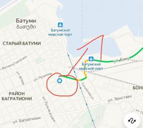Обменяю квартиру в  Батуми на Санкт Петербург